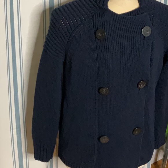 525 America sailor double breasted anchor button/snap closure wool lined pockets - Picture 5 of 16